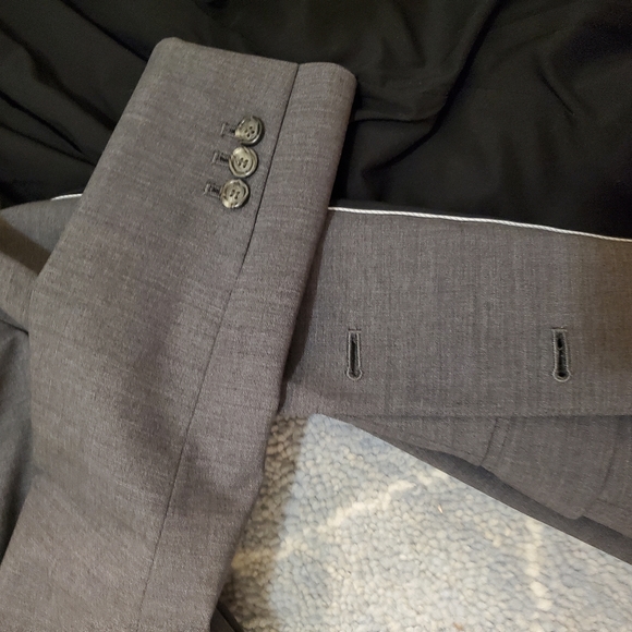Club Monaco classic grey wool blazer sz 0 - Picture 6 of 8